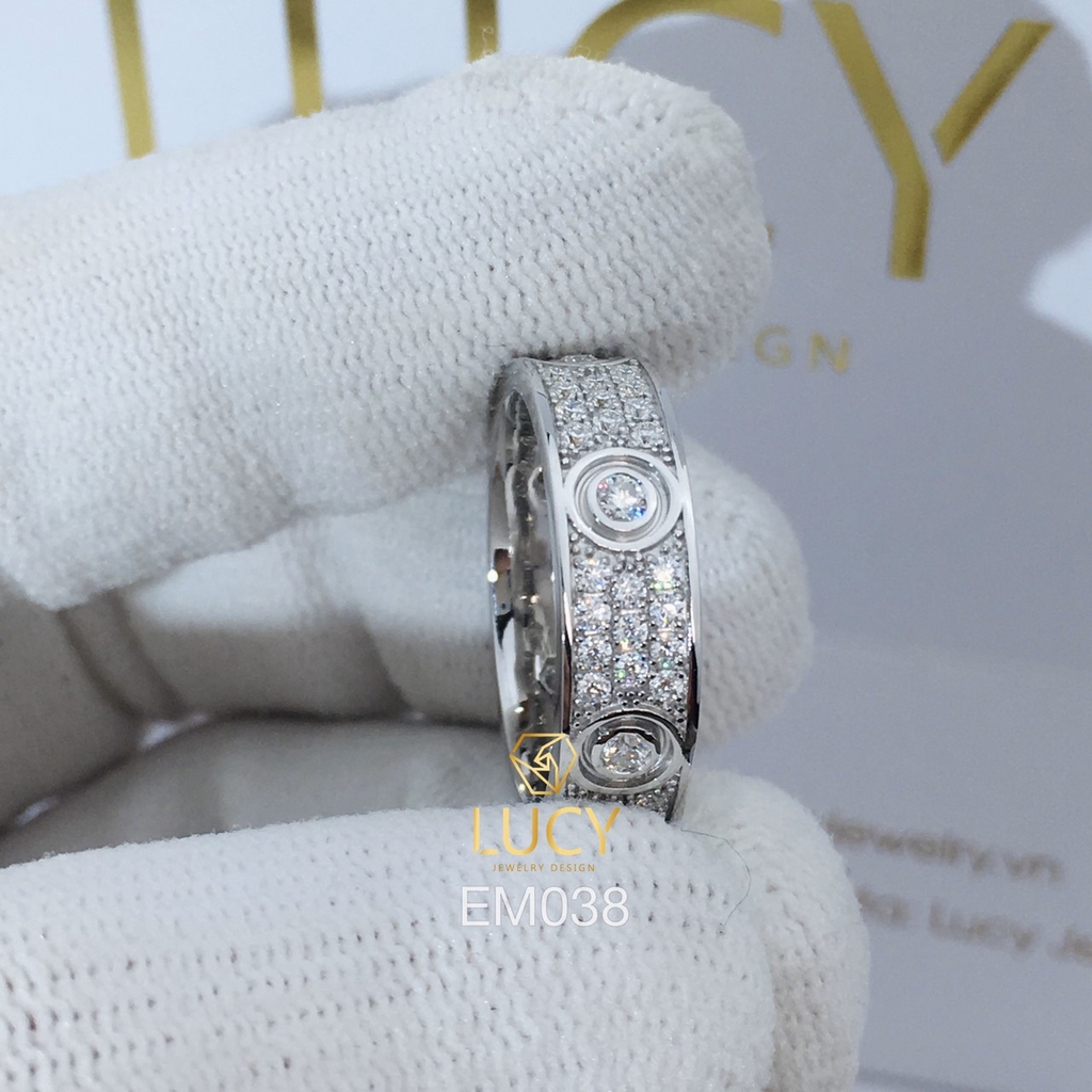 EM038 Nhẫn C.A.R.TI.ER full đá, nhẫn vàng, nhẫn thiết kế - Lucy Jewelry