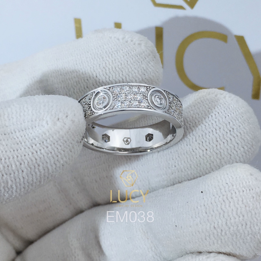 EM038 Nhẫn C.A.R.TI.ER full đá, nhẫn vàng, nhẫn thiết kế - Lucy Jewelry
