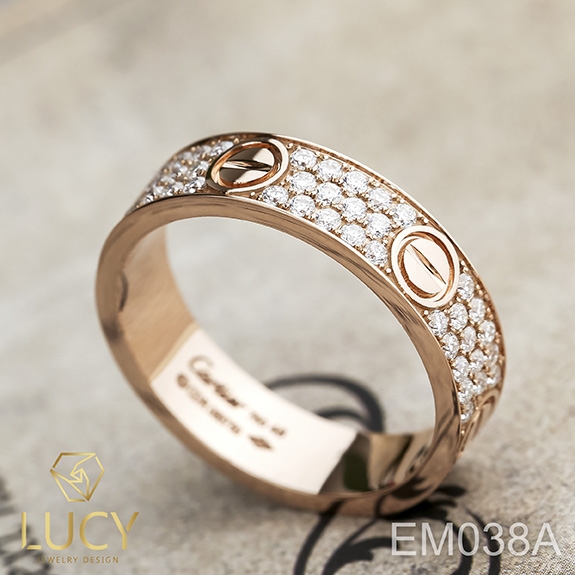 EM038A Nhẫn C.A.R.TI.ER full đá, nhẫn vàng, nhẫn thiết kế - Lucy Jewelry