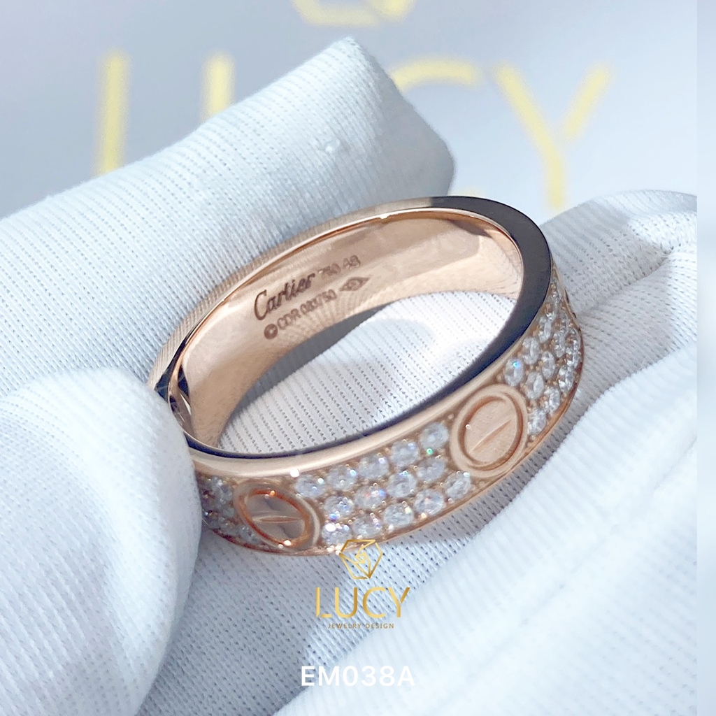 EM038A Nhẫn C.A.R.TI.ER full đá, nhẫn vàng, nhẫn thiết kế - Lucy Jewelry