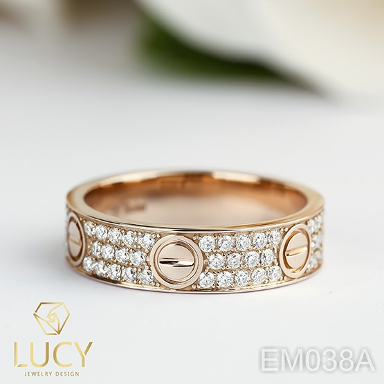 EM038A Nhẫn C.A.R.TI.ER full đá, nhẫn vàng, nhẫn thiết kế - Lucy Jewelry