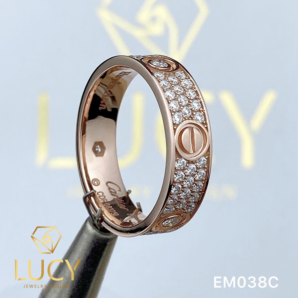 EM038C Nhẫn C.A.R.TI.ER full đá, nhẫn vàng, nhẫn thiết kế - Lucy Jewelry