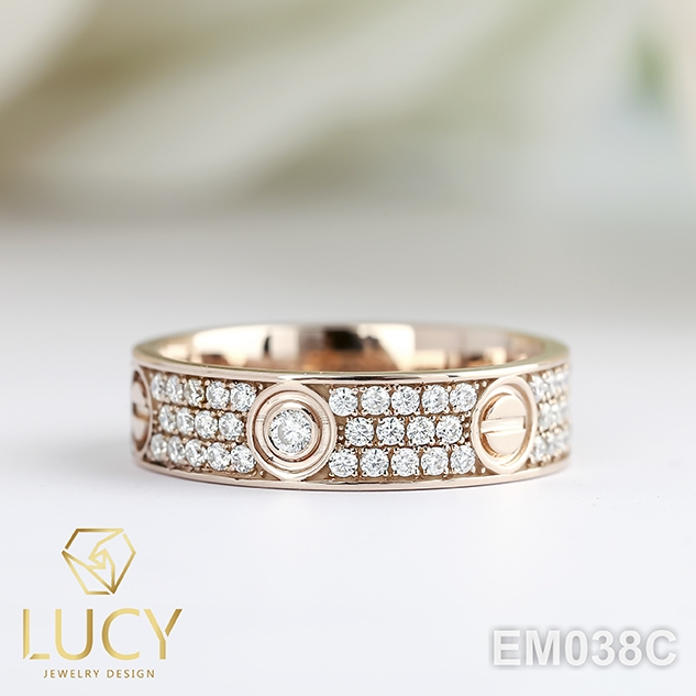 EM038C Nhẫn C.A.R.TI.ER full đá, nhẫn vàng, nhẫn thiết kế - Lucy Jewelry