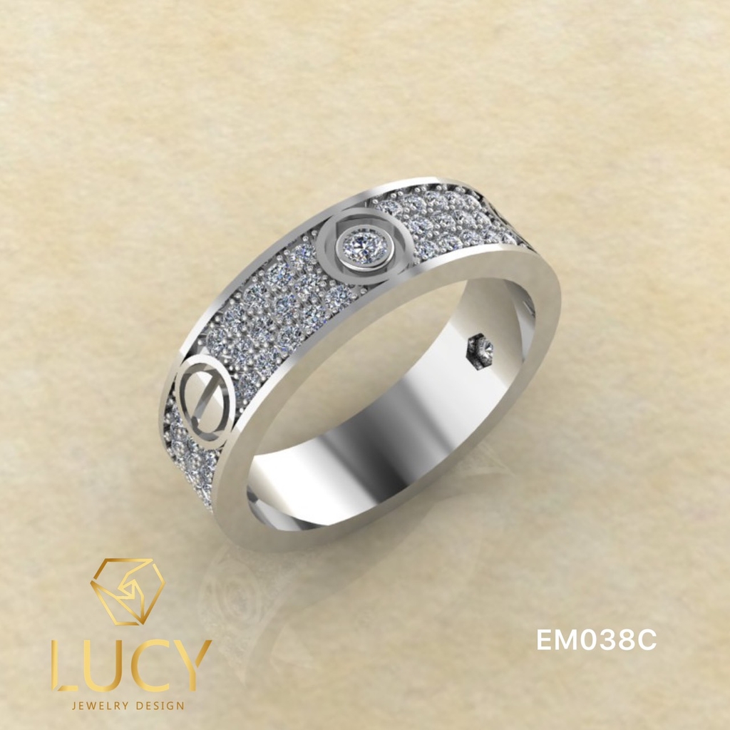 EM038C Nhẫn C.A.R.TI.ER full đá, nhẫn vàng, nhẫn thiết kế - Lucy Jewelry