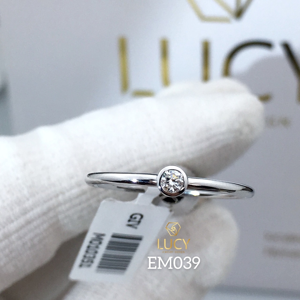 EM039 Nhẫn nữ vàng, nhẫn thiết kế, nhẫn cầu hôn, nhẫn đính hôn - Lucy Jewelry