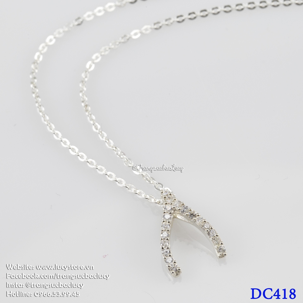 Dây chuyền wishbone đá - DC418