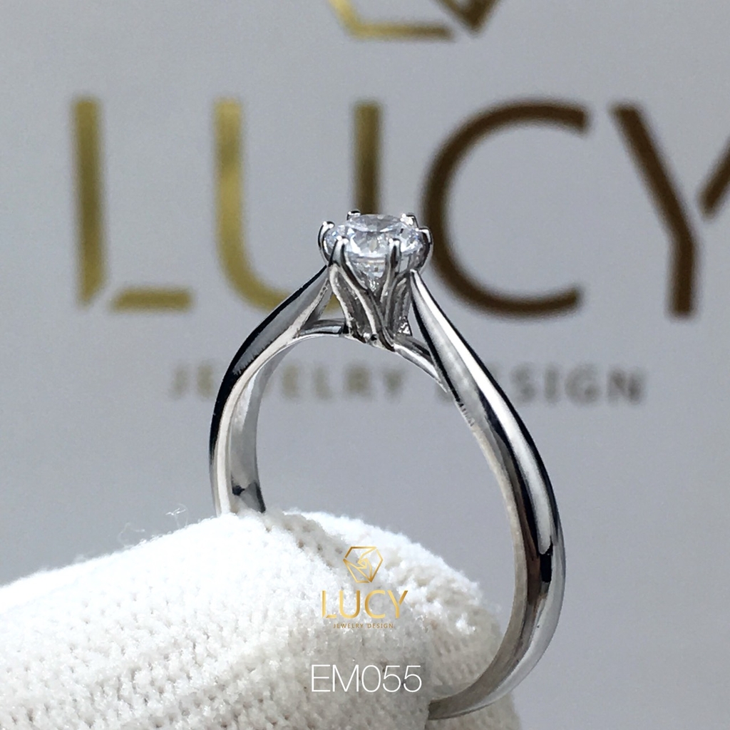 EM055 Nhẫn nữ vàng, nhẫn ổ kim, nhẫn nữ thiết kế, nhẫn cầu hôn, nhẫn đính hôn - Lucy Jewelry