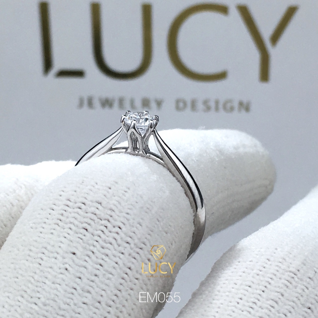 EM055 Nhẫn nữ vàng, nhẫn ổ kim, nhẫn nữ thiết kế, nhẫn cầu hôn, nhẫn đính hôn - Lucy Jewelry