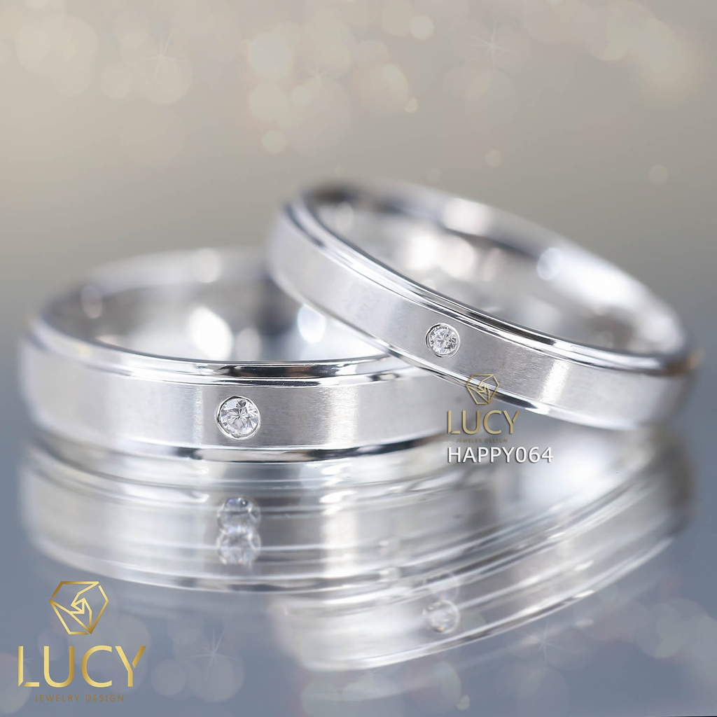 HAPPY064 Nhẫn cưới thiết kế - Lucy Jewelry