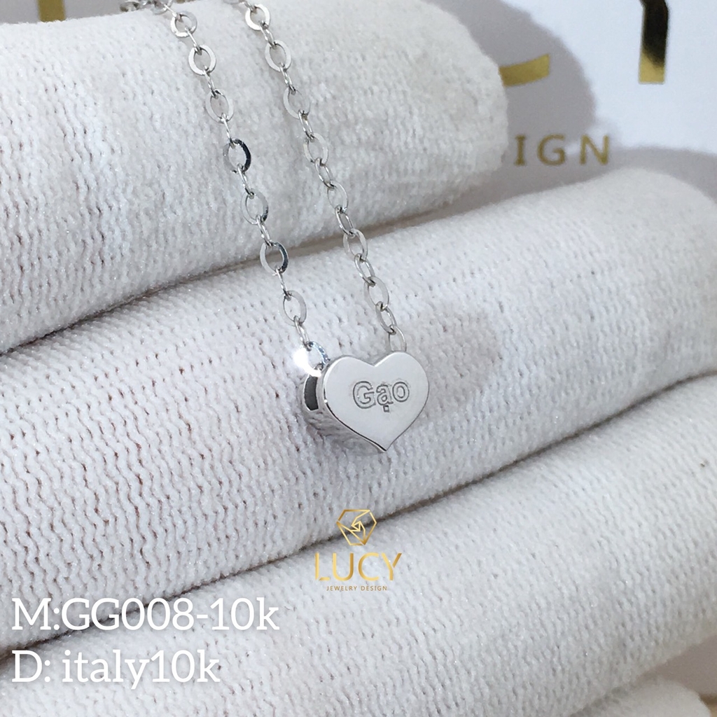 GG008 Mặt dây chuyền thiết kế vàng 10k 14k 18k - Lucy Jewely