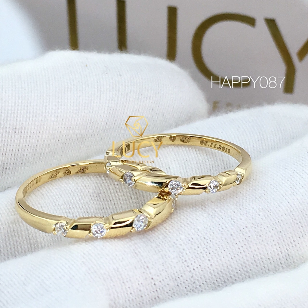 HAPPY087 Nhẫn cưới thiết kế - Lucy Jewelry