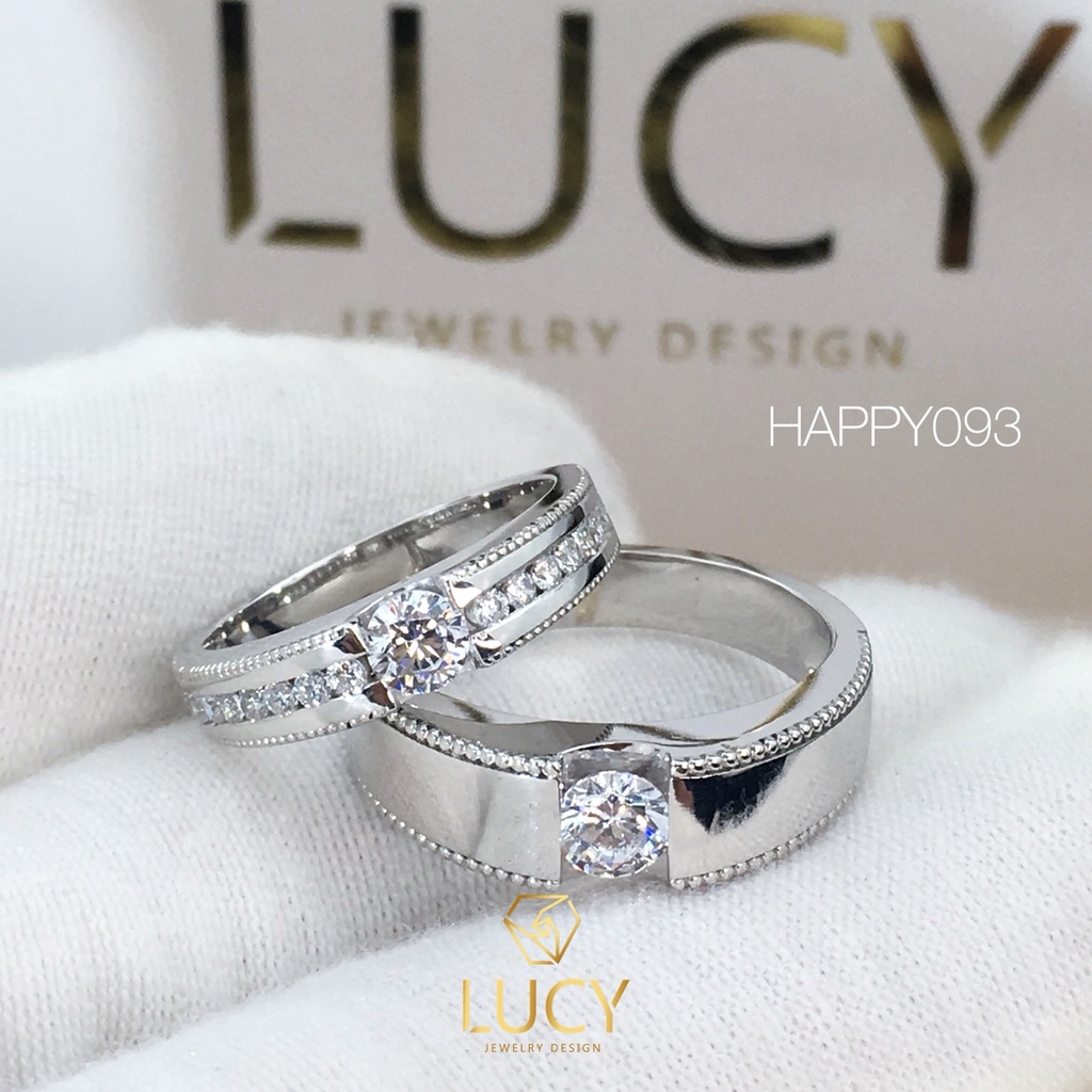 HAPPY093 Nhẫn cưới thiết kế - Lucy Jewelry