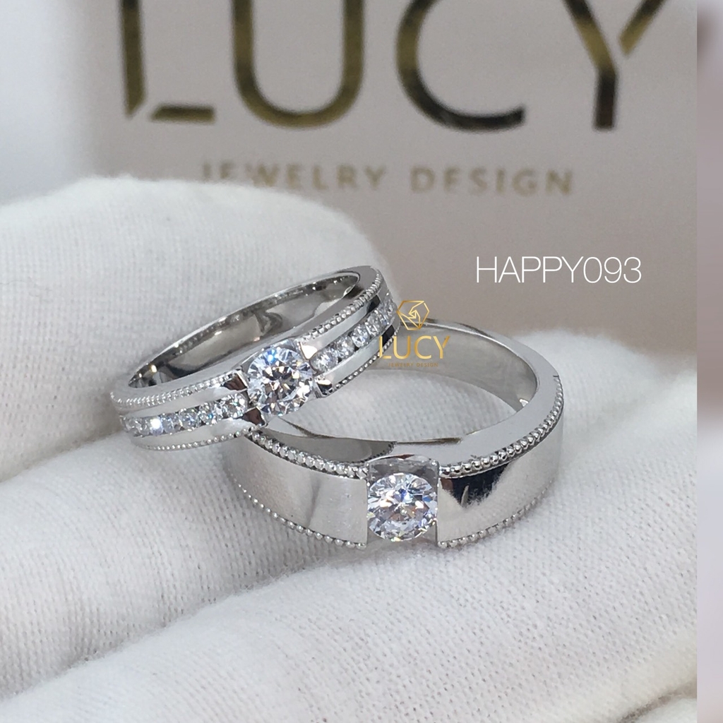 HAPPY093 Nhẫn cưới thiết kế - Lucy Jewelry