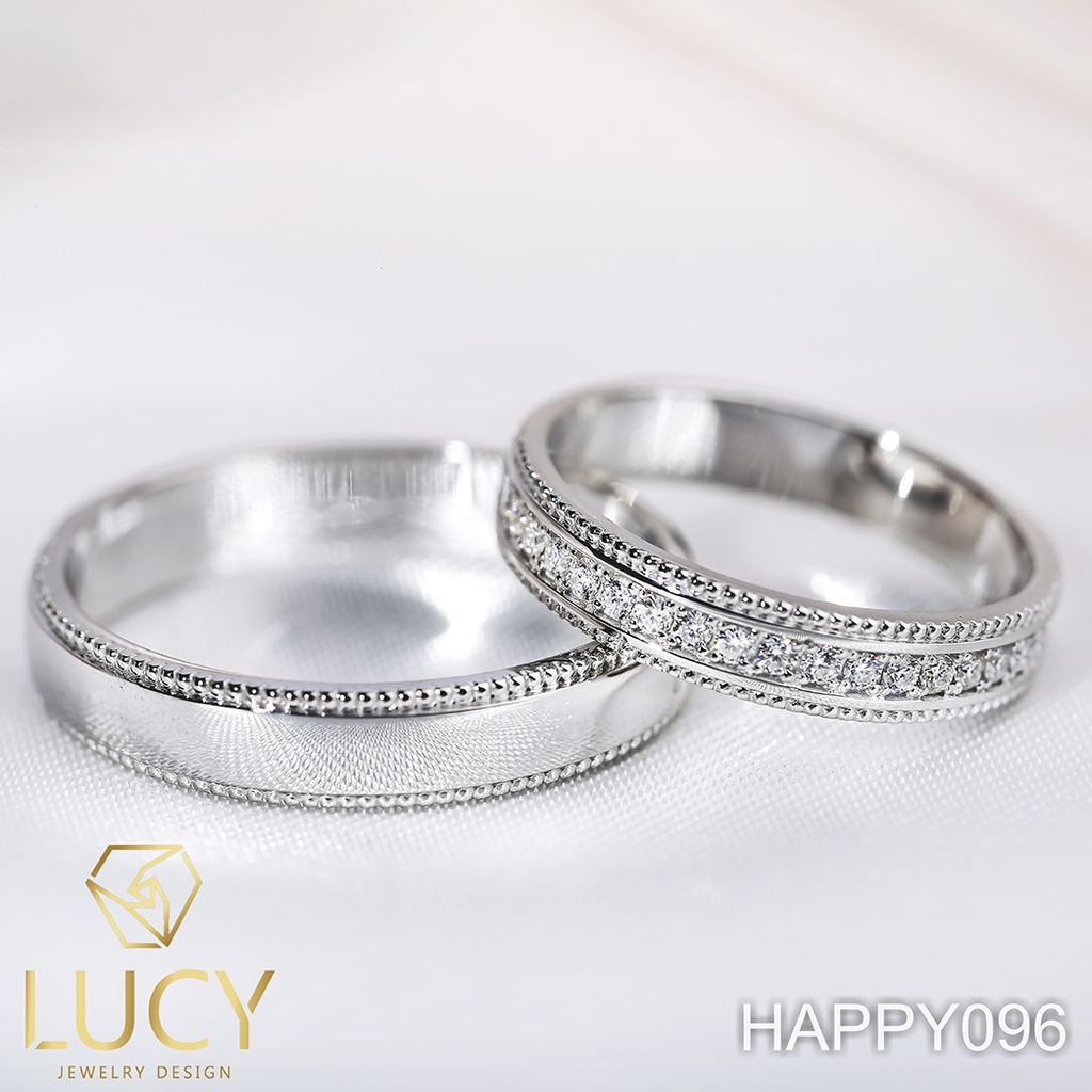 HAPPY096 Nhẫn cưới thiết kế - Lucy Jewelry