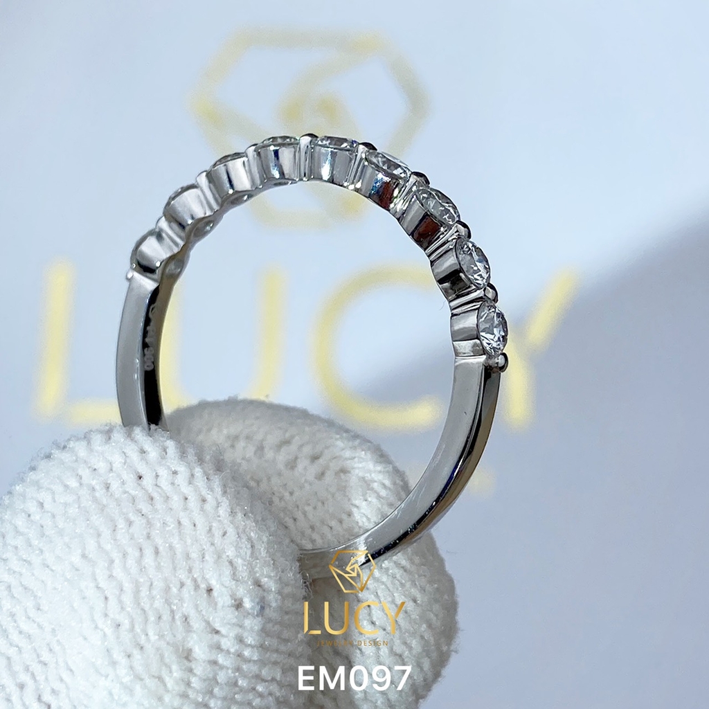 EM097 Nhẫn vàng nữ, nhẫn band 2.5mm, nhẫn nữ thiết kế - Lucy Jewelry