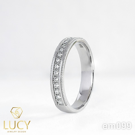 EM099 Nhẫn vàng nữ,  nhẫn nữ thiết kế - Lucy Jewelry