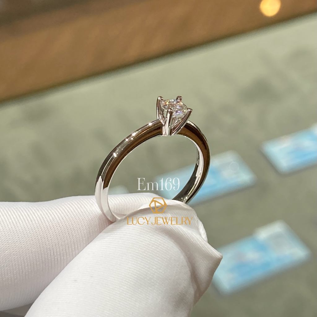 EM169 - Nhẫn cầu hôn, Nhẫn thiết kế, nhẫn nữ Nhẫn kim cương 4mm - Lucy Jewelry