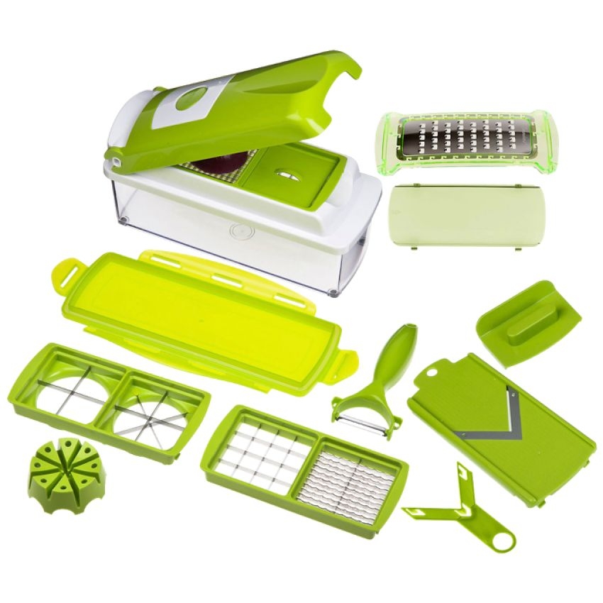 Bộ cắt rau củ quả 10 món nicer dicer plus