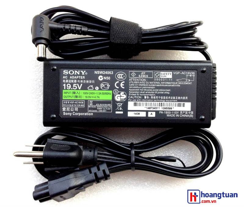 SẠC LAPTOP SONY VAIO 19.5V 3.9A THIẾT KẾ NHỎ GỌN BỀN BỈ