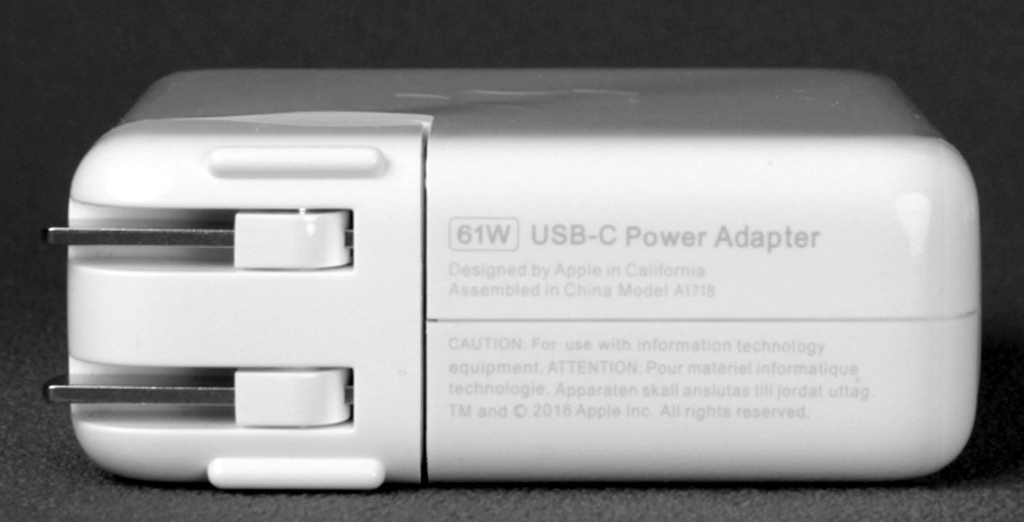 Sạc laptop Macbook 20.3V - 3A (USB PD) / 9V - 3A (USB PD) / 5.2V - 2.4A (61W chuẩn USB-C)