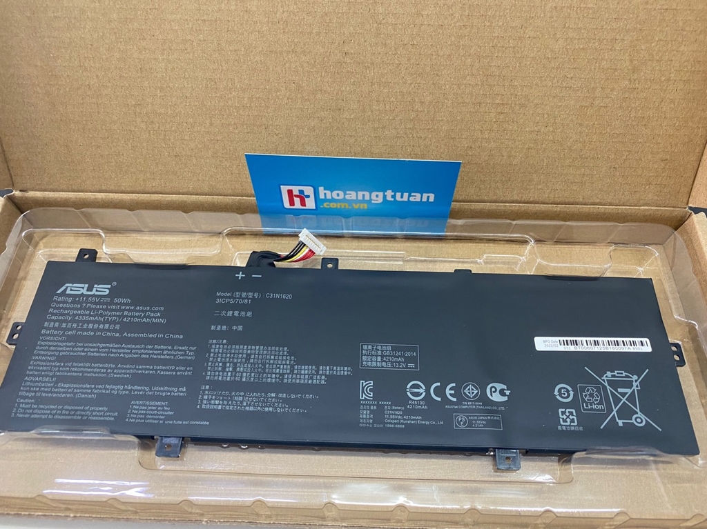 Pin ASUS Zenbook UX430U C31N1620