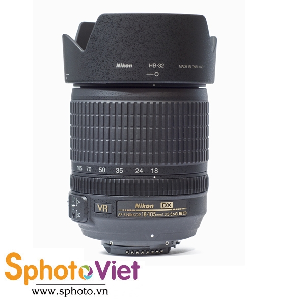 Ống kính Nikon AF-S DX 18-105mm f-3.5-5.6G ED VR (Chính hãng)