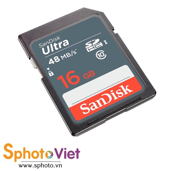 Thẻ nhớ Sandisk SDHC Ultra 16GB 48mb/s