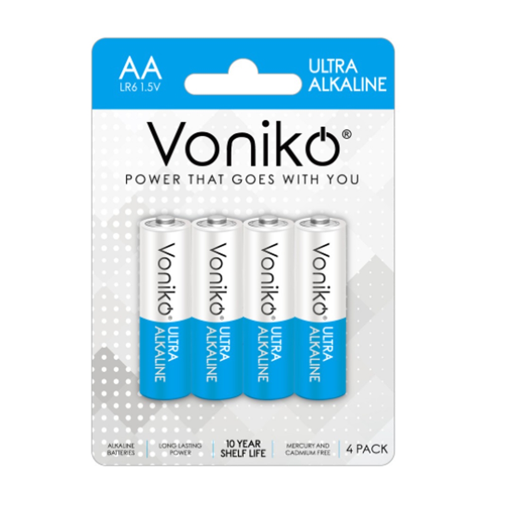 PIN AA VONIKO USA Alkaline vỉ 4 viên