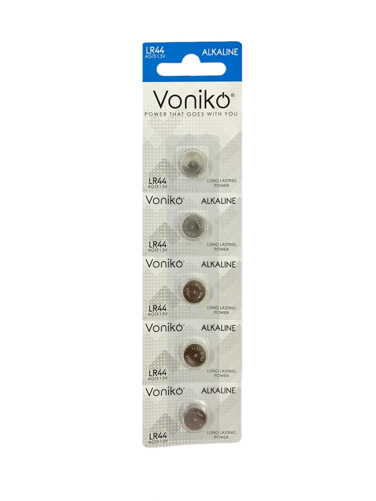 Pin VONIKO USA Alkaline LR44/AG13 1.5v vỉ 5 viên