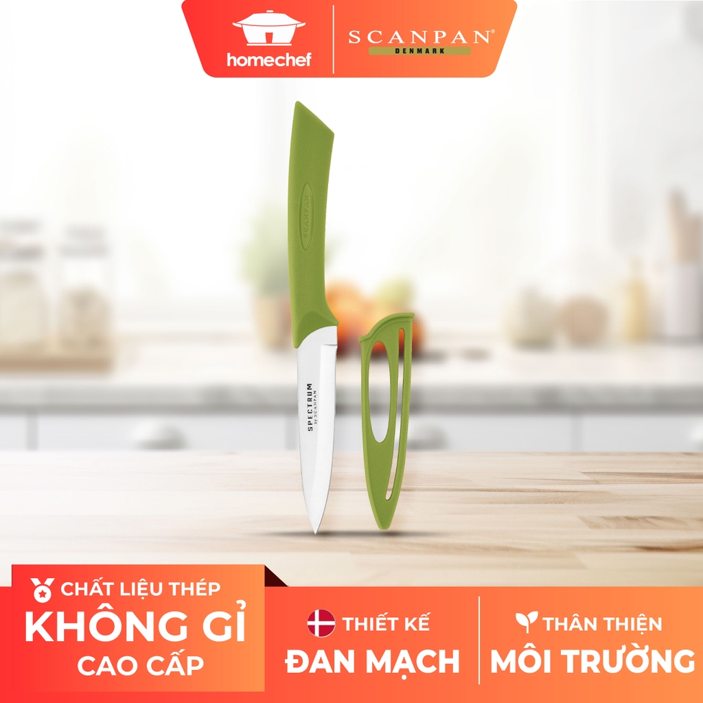 Dao gọt Scanpan Spectrum 10cm 70001004 (màu xanh lá)