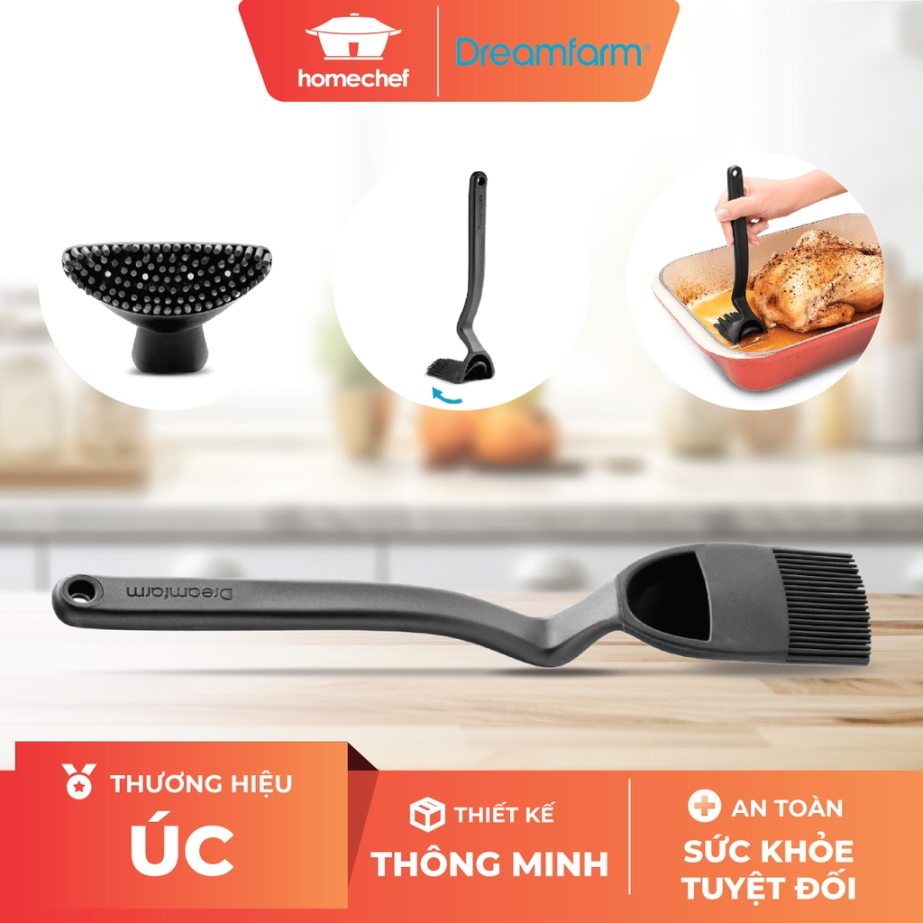 Chổi phết dầu, nước xốt Dreamfarm Brizzle-màu đen-DFBR4113