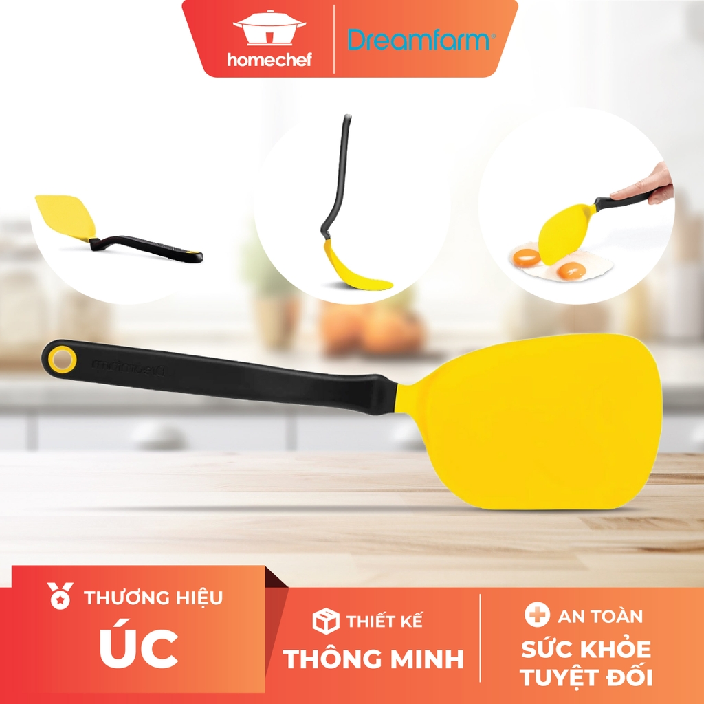 Xẻng lật thức ăn Dreamfarm Chopula-màu vàng-DFCU3758
