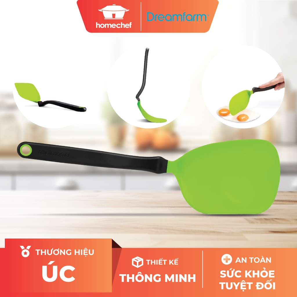 Xẻng lật thức ăn Dreamfarm Chopula-màu xanh lá-DFCU3765