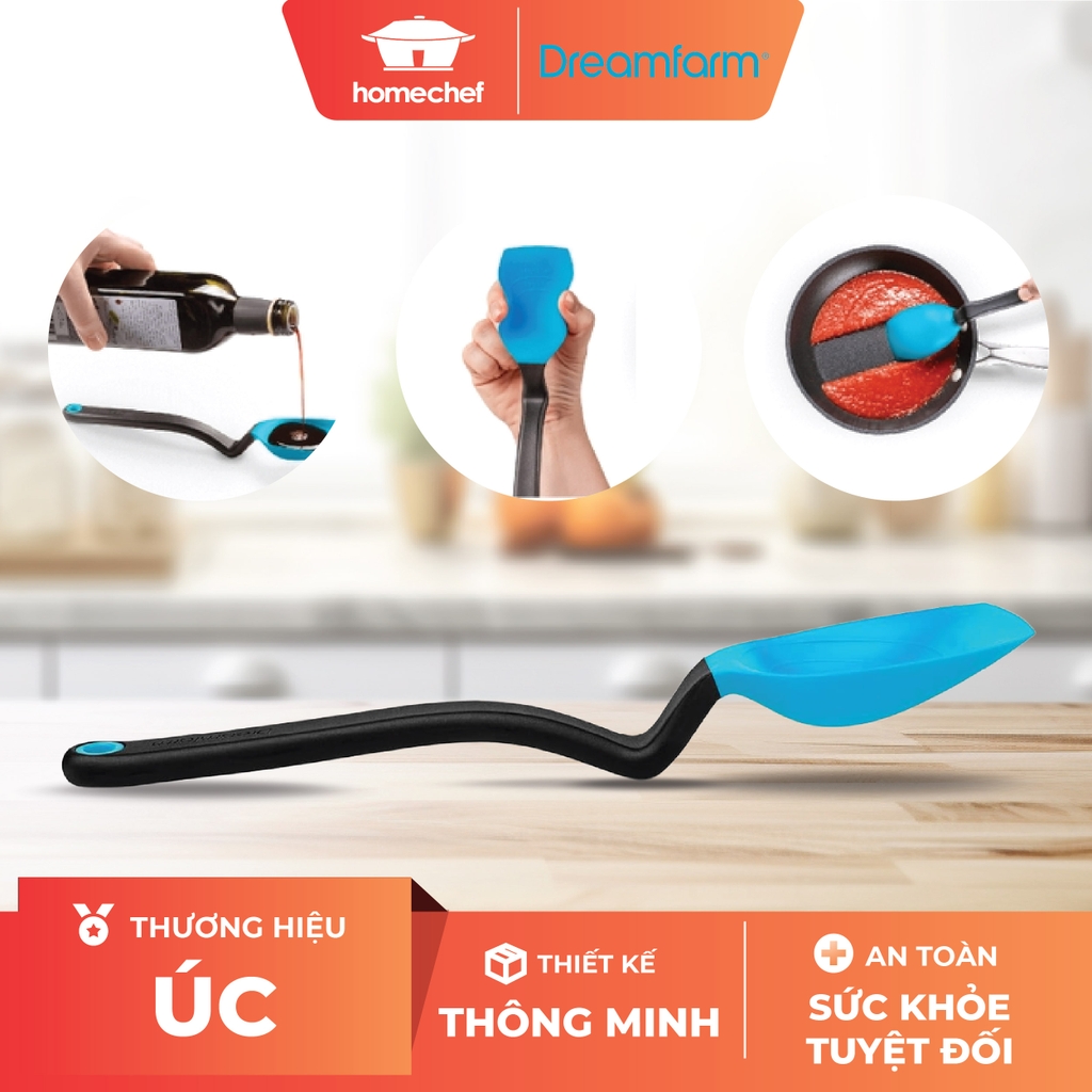Thìa phết, nấu, đong cỡ lớn Dreamfarm Supoon-màu xanh dương-DFSU2676