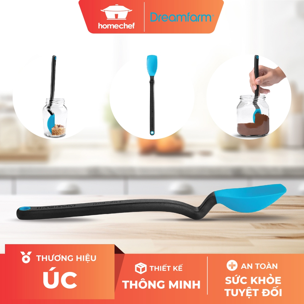 Thìa phết, vét lọ, thìa đong cỡ nhỏ Dreamfarm Mini Supoon-màu xanh dương-DFSU2775