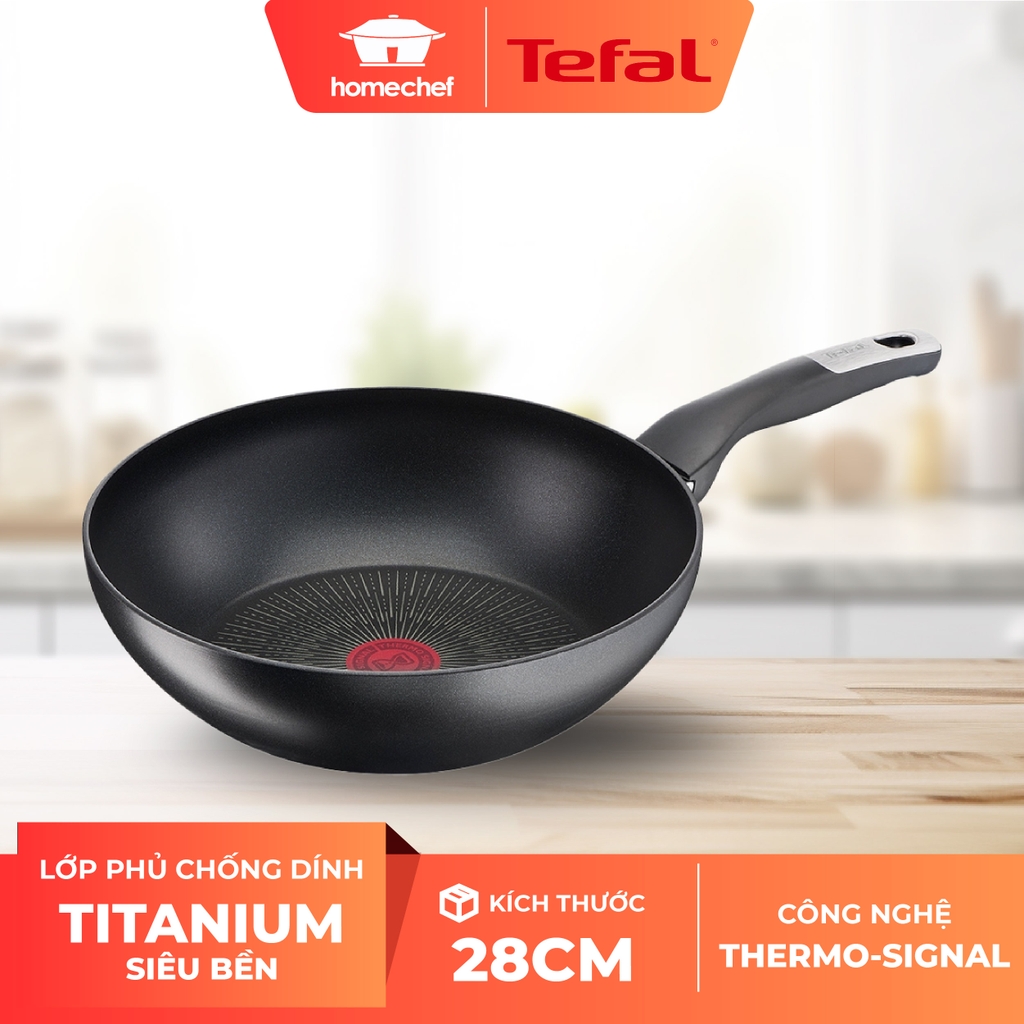 Chảo chiên sâu lòng chống dính Tefal Unlimited G2551902 28cm
