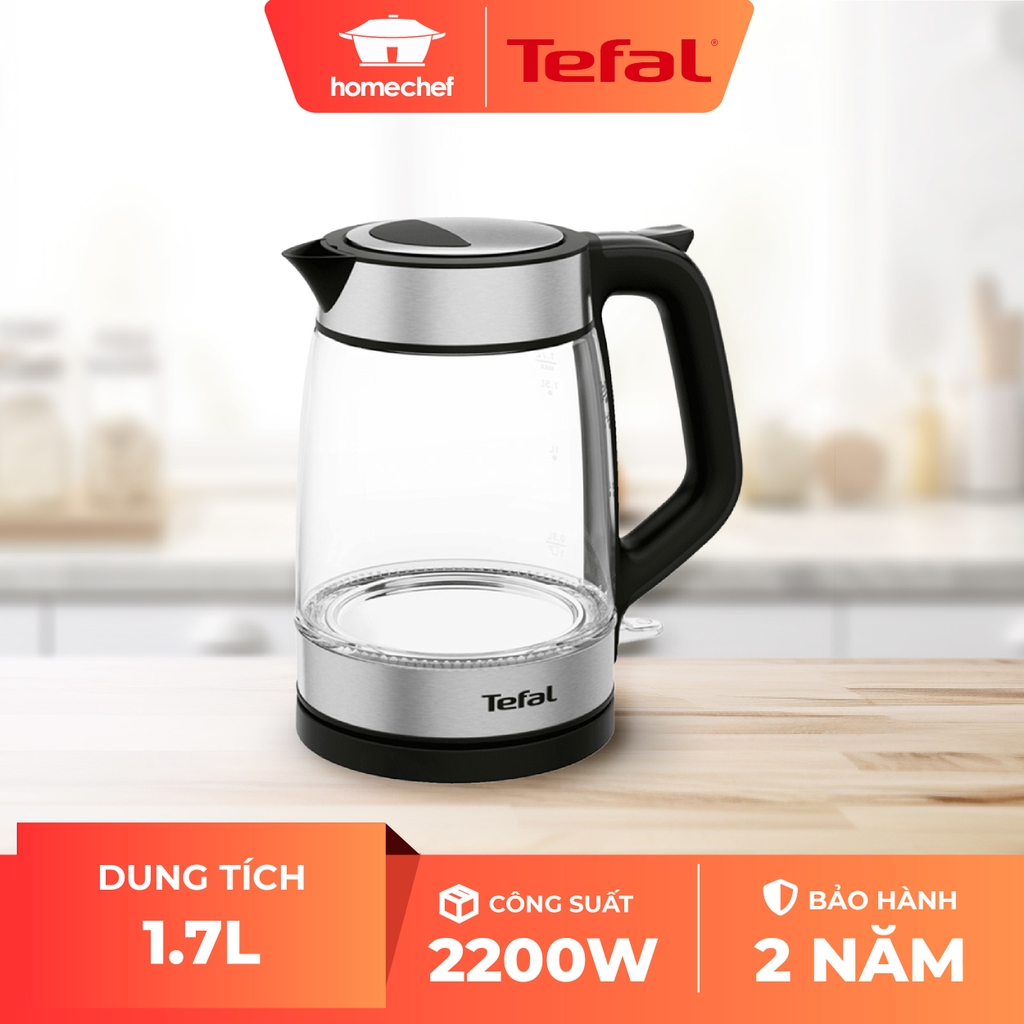 Bình đun siêu tốc Tefal 1500W KI605830 1,7L