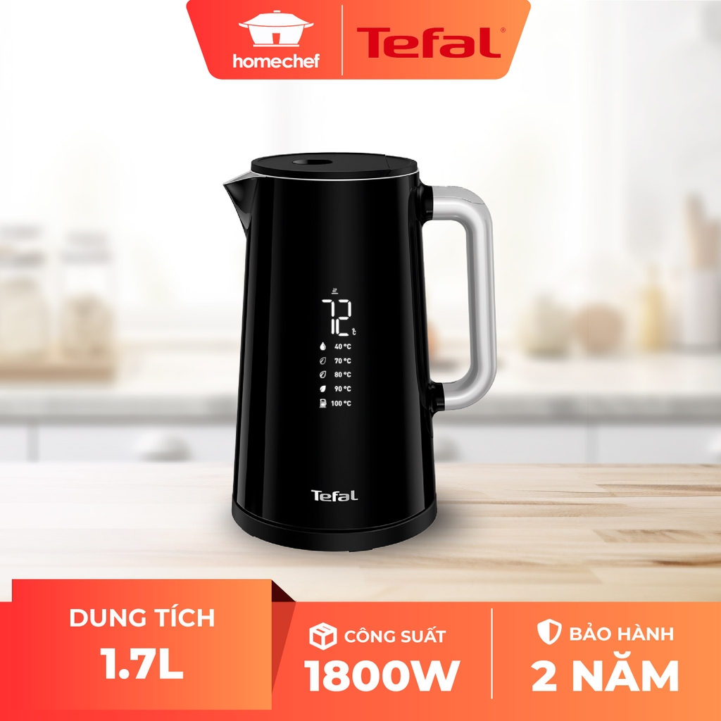 Bình đun siêu tốc Tefal Smart & Light 1800W KO850810 1.7L