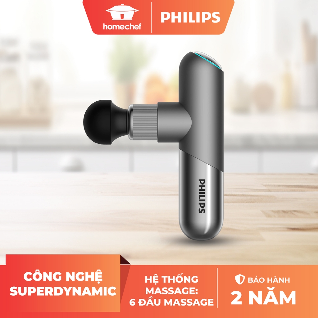 Súng massage cầm tay fascial gun Philips PPM7501