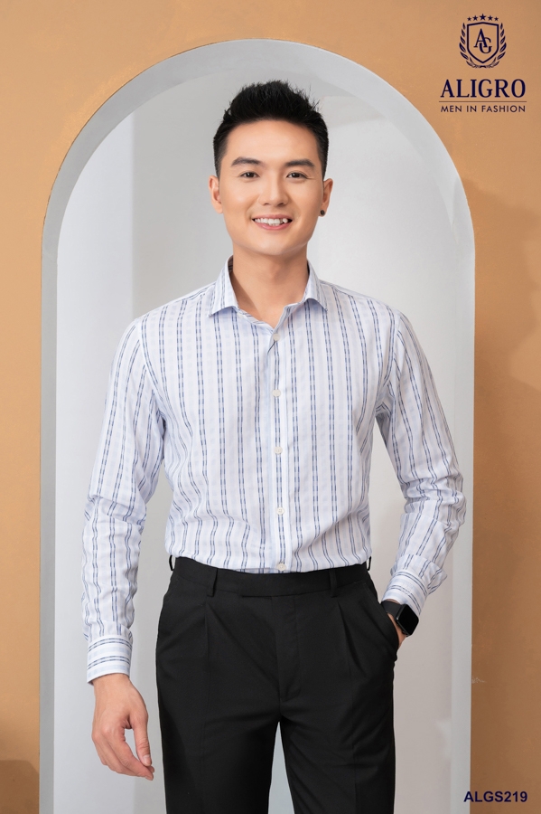 Áo Sơ Mi Dài Tay Enkoni Classic Sợi Tre M2145