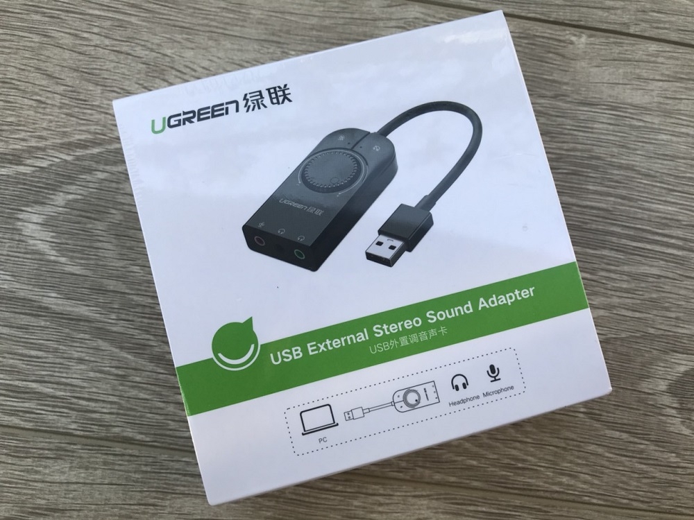 Cáp USB Sound 3.5mm Loa & Mic Có Volume control UGREEN 40964