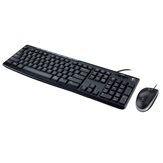 Bộ Bàn Phím Và Chuột Có Dây Logitech MK200