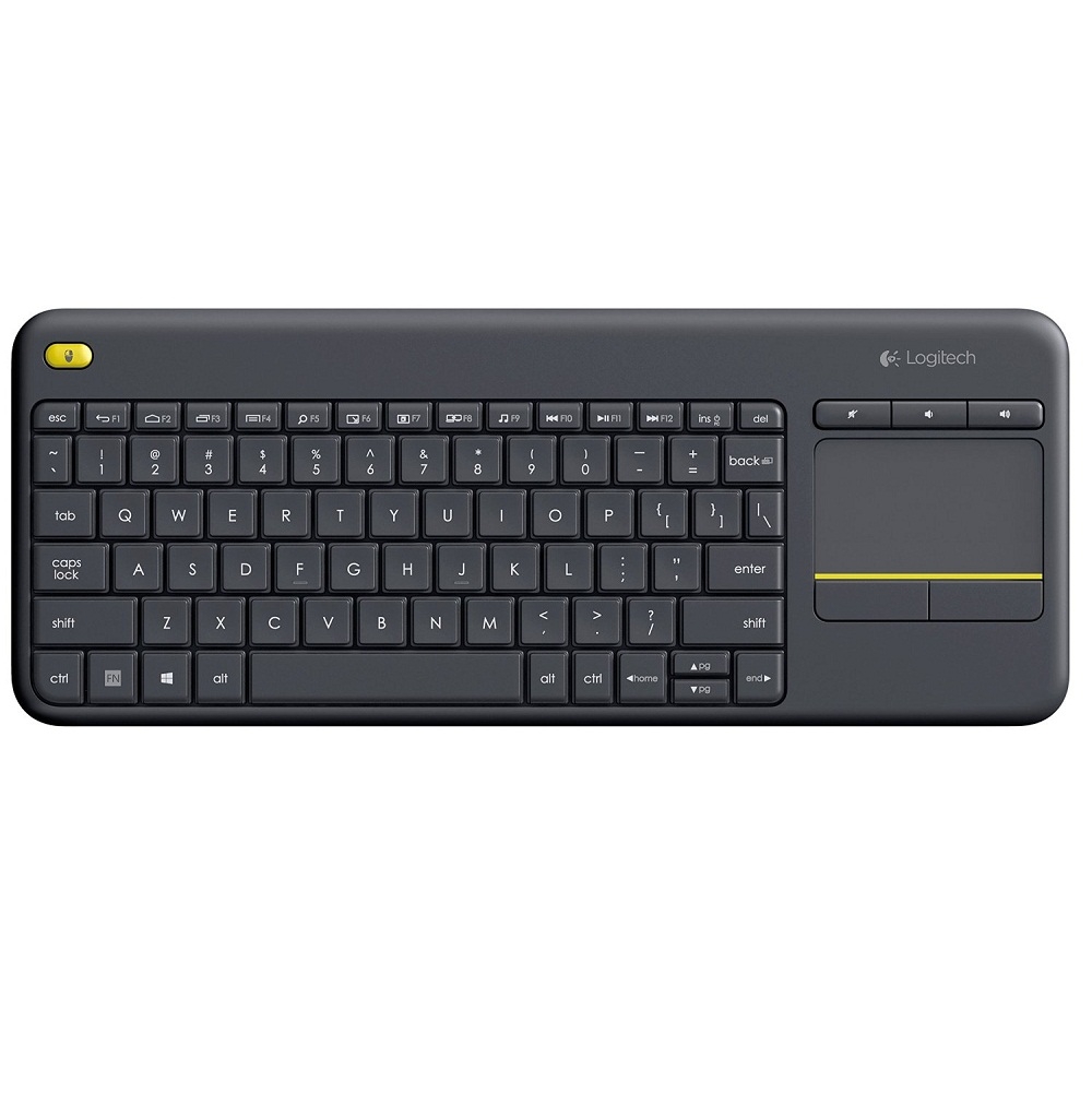 Bộ Keyboard + Mouse Pad Logitech Wireless K400 Plus đen xám tối