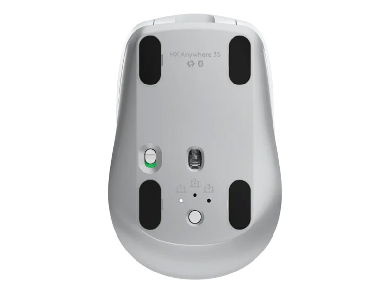 Chuột không dây Bluetooth Logitech MX Anywhere 3S (pin sạc) - Màu xám