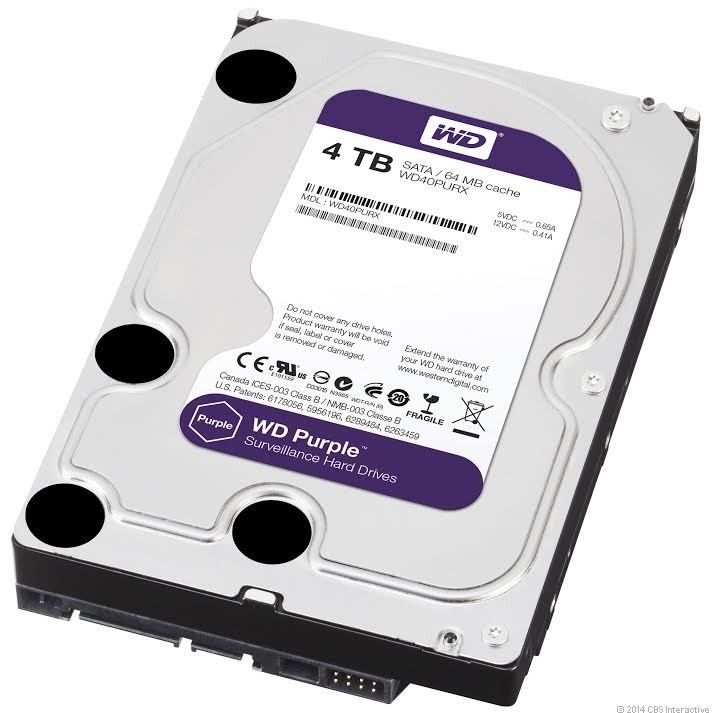 Ổ cứng Western Digital Purple 3TB 64MB Cache 5400RPM WD30PURZ