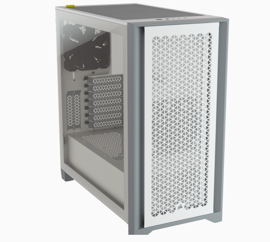 Vỏ máy tính Corsair 4000D Airflow TG White