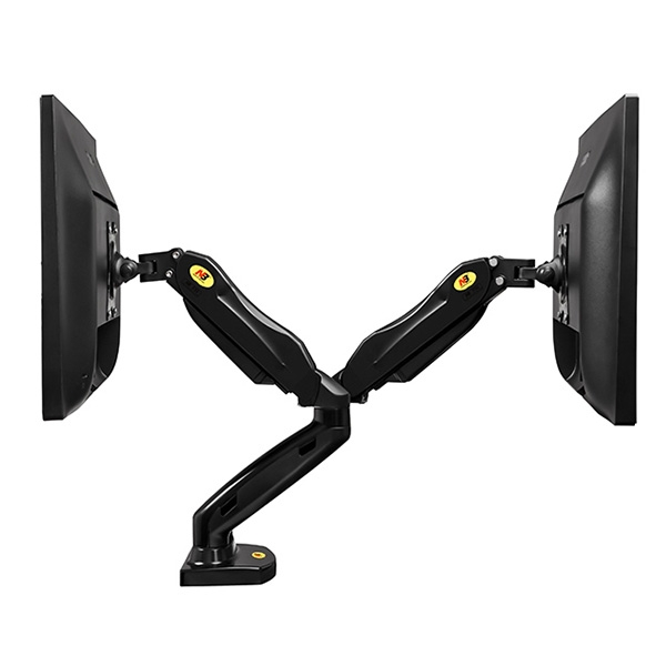 Giá treo màn hình North Bayou F160 (2 màn hình/ 17inch - 27inch/ Đen/ Gắn bàn)