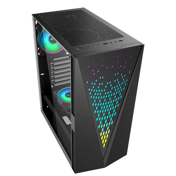 Vỏ case SAMA 2055 (ATX-3 fan RGB)