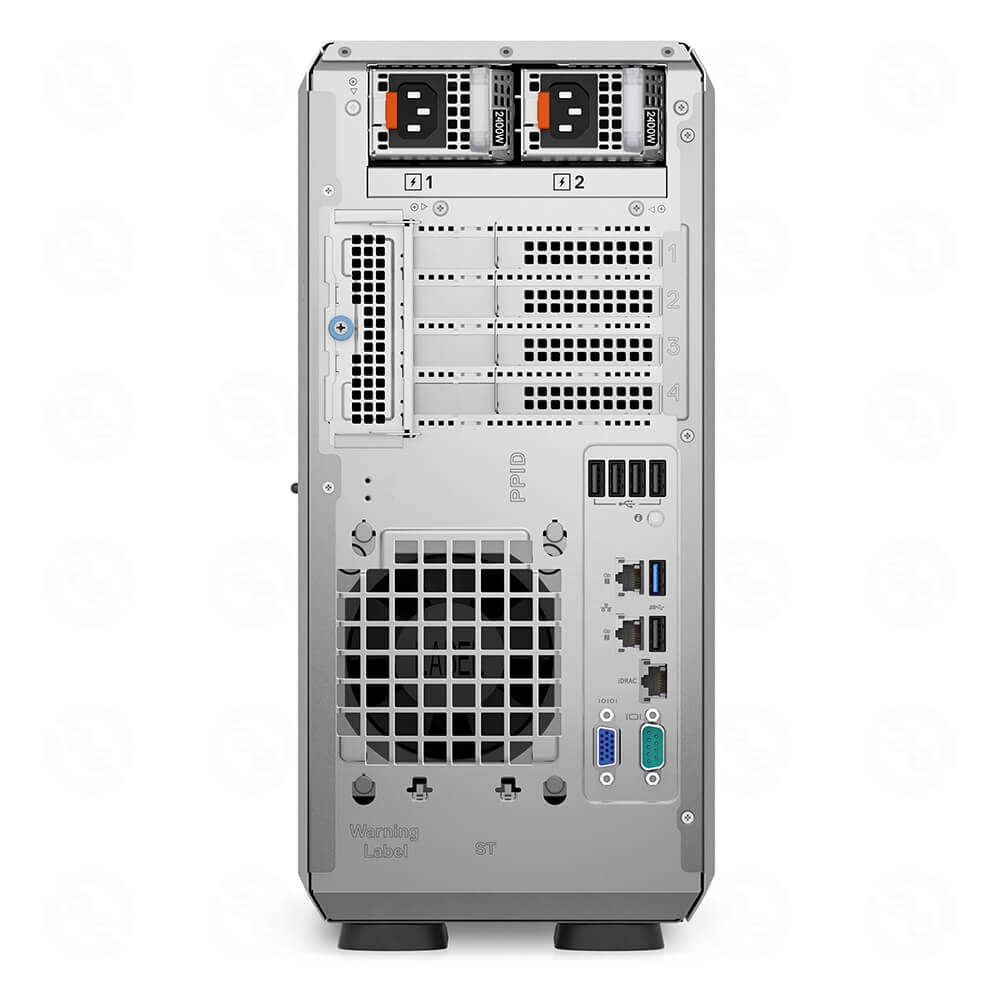 Máy tính chủ Dell T350 - 42SVRDPET3501A (Intel Xeon E-2324G | 8GB UDIMM 3200 | 2TB SATA 7.2K | DVDRW | 600W | 4Yr)