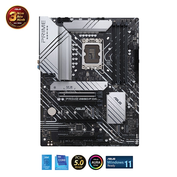 Mainboard ASUS PRIME Z690-P D4-CSM (Intel Z690, Socket 1700, ATX, 4 khe RAM DDR4)